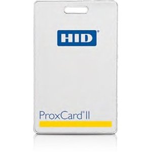 HID 1326NSSNV ProxCard II 1326 Clamshell Smart Card, Non-Programmed, Logo Front and Back, No Numbers, Vertical Slot