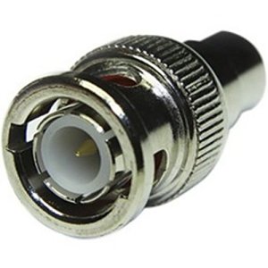 Connectors 74-1017-511 BNC Plug to Phono Jack Straight Adaptor, Male-RCA