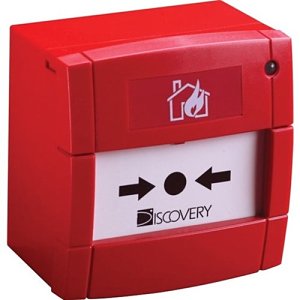 Apollo 58100-908APO Discovery Series Isolating Manual Call Point EN 54-11 Certified, Red