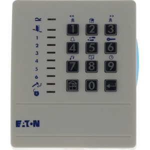 Eaton 9427 Scantronic LED Keypad for 9448 Systems, Flush Mount, White