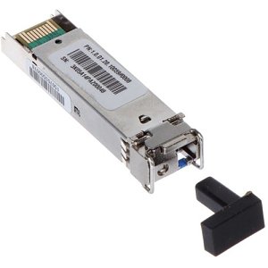 Dahua PFT3910 155 Mbps 20km SFP Fiber Module for Network PoE Switches, Single-Mode LC, 1310nm Transmit, 1550nm Receive
