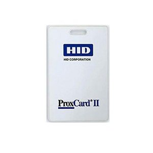 HID 1326LSSMV ProxCard II 1326 Clamshell Smart Card, Programmed, HID Logo Front & Back, Matching Numbers, Vertical Slot