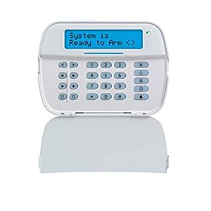 DSC HS2LCDWF8E1 PowerSeries Neo Full Message LCD Hardwired Security Keypad with Built-In PowerG Transceiver, 32-Characters, and 128-Zones