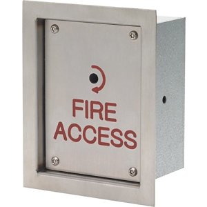 3E 3E0690-1 Fireman Switch, Flush Mount, Stainless Steel