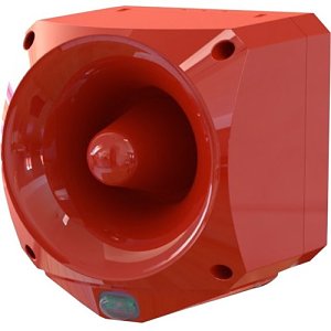 Klaxon END-6002 Nexus Pulse 105db Sounder Beacon 17-60V DC 85mA, IP66, Red Body and Flash