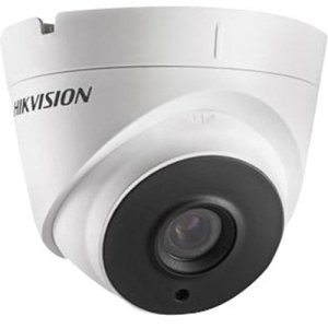 Hikvision DS-2CE56D8T-IT3E Pro Series 2MP Ultra Low Light 40m IR HDoC Turret Camera, 2.8mm Fixed Lens, White