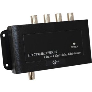 Genie GCD04HD 1 Input 4 Output HD-TVI-AHD-HDCVI Video Distributor