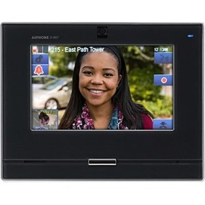 Aiphone IX-MV7-B IP SIP Compatible IP Video Master Station 7" Touchscreen and Hands-Free, Black