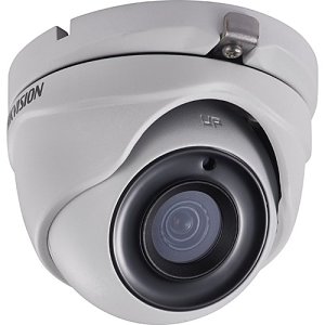 Hikvision DS-2CE56D8T-ITME Pro Series 2MP Ultra Low Light 30m IR HDoC Turret Camera, 2.8mm Fixed Lens, Grey