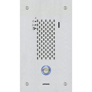 Aiphone IX-SSA IP Audio Door Station, SIP Compatible, Vandal Resistant, Stainless Steel