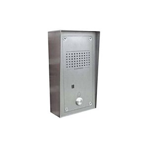 Aiphone AMP-LE-S Vandal Resistant Door Station for LEF and LEM Series Intercoms, Stainless Steel