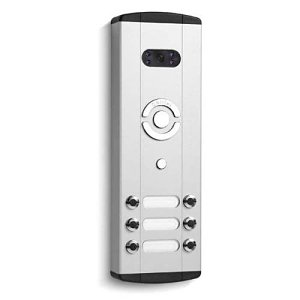 Bell BLVP6 6 Call Button Surface Video Entry Aluminium Panel