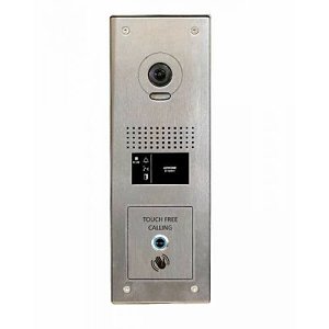 Aiphone GTN-1V/S/SS 1-Way Surface Mount Video Door Station, Stainless Steel