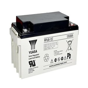 Yuasa NPL65-12I Industrial NPL Series, 12V 65Ah Valve Regulated Lead Acid Battery, 20-Hr Rate Capacity, General Purpose