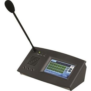 TERRACOM PPM-IT5 Programmable IP Paging Console with Colour Touch Screen & Gooseneck Microphone