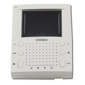 Videx SL5488 5000 Series, Colour Wall Mount Hands-free Video Monitor for VX2300 Systems, Connection PCB Included, White