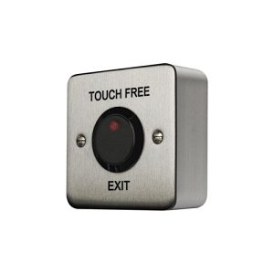 Videx SP80NT Infrared Touch Free Exit Button, Flush Mount