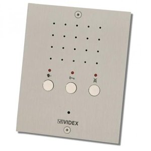 Videx VR5178 Vandal Resistant Audio Station for VX2200 Systems, Includes Connection Plate, Stainless Steel, Flush Mount