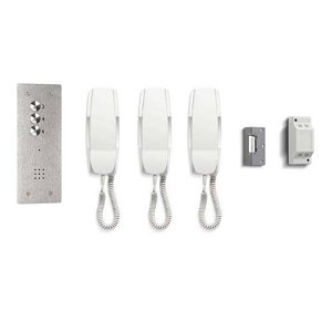 Bell VRK3 3-Way Audio Entry Kit, Flush Vandal Resistant Panel, Flush