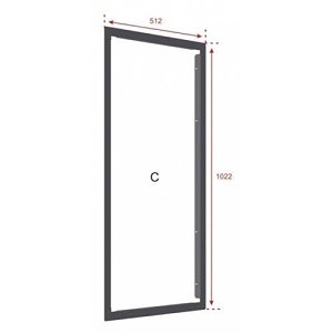 C-TEC ZBEZL Flush-Fit Bezel for ZFP Large Cabinet