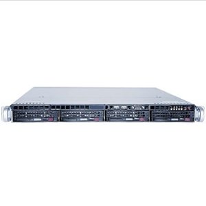 Hanwha 1U4BAYSERVER12TRAW Four-Bay Rackmount RAID Server, 12TB Storage, 1U RMS