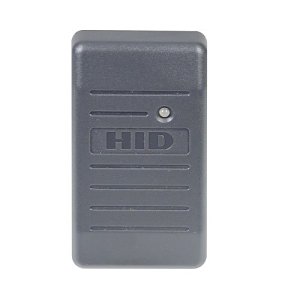 HID 6005BKB00 ProxPoint Plus Proximity Card Reader with Wiegand Output, Pigtail, Beep On, LED Normally Red, Reader Flashes Green on Tag Read, Black