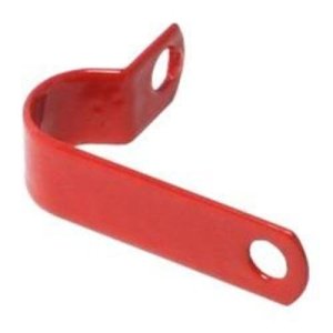 Cables Britain SRAC8 1.5mm 2 Core P Clips, Red, 100-Pack