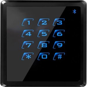 Vanderbilt BLUE-B Bluetooth Reader with Keypad, 5cm IP65, Supports ACTpro, OMNIS, ACT365 and SPC, Black