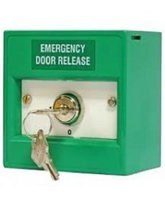 KAC K20SGS-12 Green 2 Position Emergency Door Release Keyswitch with Removeable Key