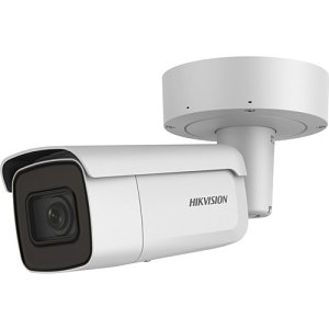 Hikvision DS-2CD2646G2-IZS Pro Series, AcuSense IP66 4MP 2.8-12mm Motorized Varifocal Lens, IR 50M IP Bullet Camera, White