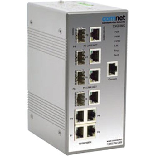 8-Port Gigabit Ethernet 380W PoE+ Switch with 4 Uplink Ports and LCD Screen