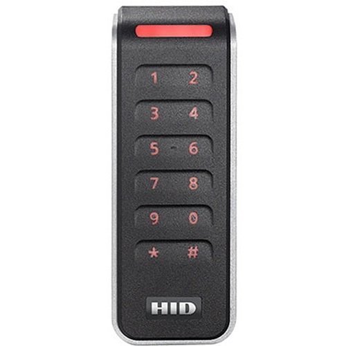 HID 20KTKS-01-000000 Signo 20K Mullion Keypad Reader, Seos Profile, OSDP/Wiegand, Terminal, Mobile Ready, Black/Silver