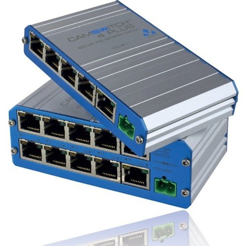 Veracity VCS-4P1 CAMSWITCH 4 Plus 802.3 at PoE Network Switch