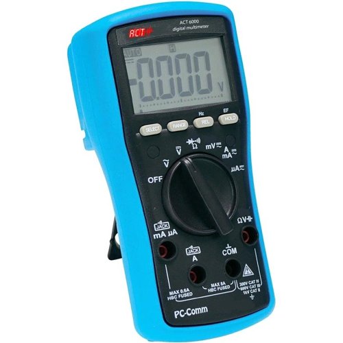 ACT Meters ACT/6000 Alarm Engineers Autoranging Multimeter, Up to CAT IV Protection, Fully HBC Fused