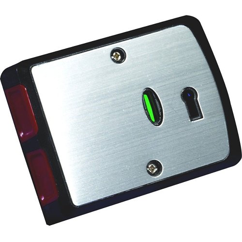 Knight Fire PA2ESR Double Push Panic Button with stainless Steel Fascia, Selectable Resistors