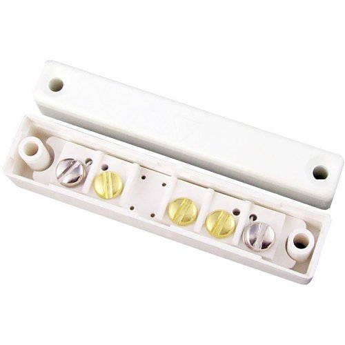CQR SC517 Magnetic Surface Door Contact with Microswitch Tamper, Operating Gap 15mm, Grade 2, White