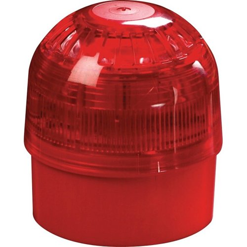Apollo 58000-005APO Discovery Series Open-Area Multi-tones Sounder Beacon, Indoor Use, Red Flash and Red Body