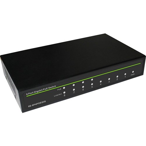 W Box 0E-8P4POEGIG 8-Port Fast Gigabit Ethernet PoE Switch