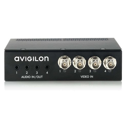 Avigilon ENC-4P-H264 4-Port H.264 Video Encoder with 4 Audio Inputs and 4 Audio Outputs