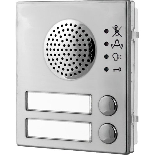 Videx 4838-2/M 2-Button Intelligent Speaker Module, 4+1, 5+1 Systems, Matt Finish