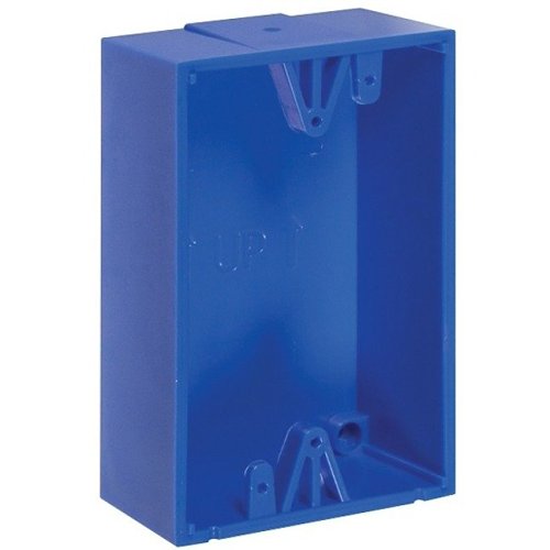 STI KIT-71100A-B Stopper Station 1.5" Deep Backbox, Blue