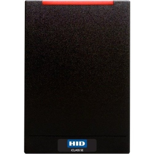 HID 920NTPNEK000FA iCLASS SE R40 Smart Card Reader Wall Switch, Low Frequency Off, High Frequency Standard, Sio, Seos, 485HDX, Pigtail, Standard 1 Profile, A/V Off, OSDP V2, Optical Tamper, Black