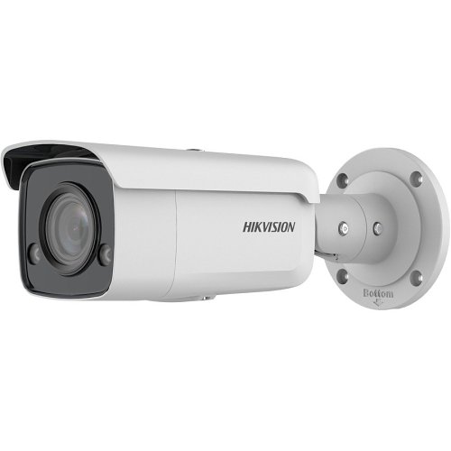 Hikvision DS-2CD2T87G2-L Pro Series ColorVu 4K IP67 IP Bullet Camera, 2.8mm Fixed Lens, White