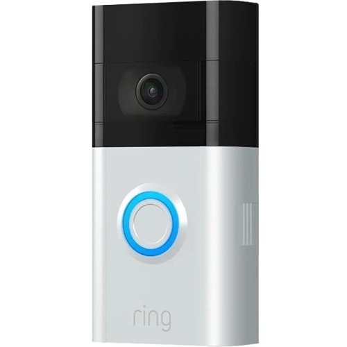 Ring Video Doorbell 3 with Rechargeable Quick-Release Battery Pack and Two Faceplate Finishes, Wireless (8VRSL1-0EU0)