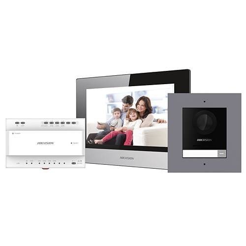 Hikvision DS-KIS702Y Pro Series, 2-Wire IP Video Intercom Kit