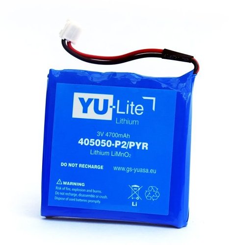 Yuasa 405050-P2-PYR YU-Lite Lithium Series, 3V 4700mAh, Lithium Battery