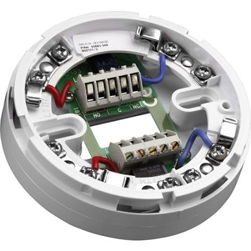 Apollo 45681-248APO Series 65 One-Way Fit Detector Mounting Base with End-Of-Line Relay 24V, White