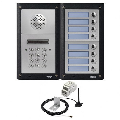 Videx GSM4KCR-8S/4G 4000 Series, 8-Button 4G GSM Audio Kit and Keypad, Surface Mount