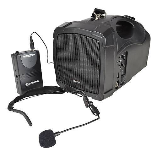 avsl H25B Adastra Handheld PA System with Neckband Microphone and Bluetooth, Black