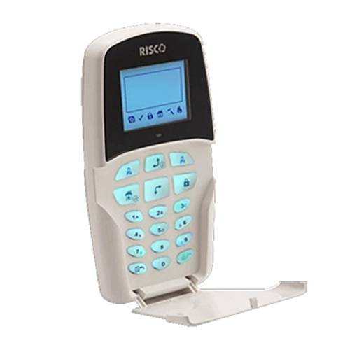 Risco RP432KPP0GEA LCD Keypad with 13.56MHz Proximity Reader for LightSYS and LightSYS Plus Control Panels, Grade 2